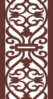 Решетка декоративная (фанера) арт. 30003